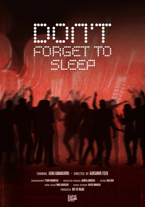 Movie poster for DON'T FORGET TO SLEEP