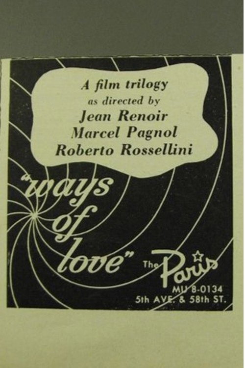 Movie poster for The Ways of Love (1950)