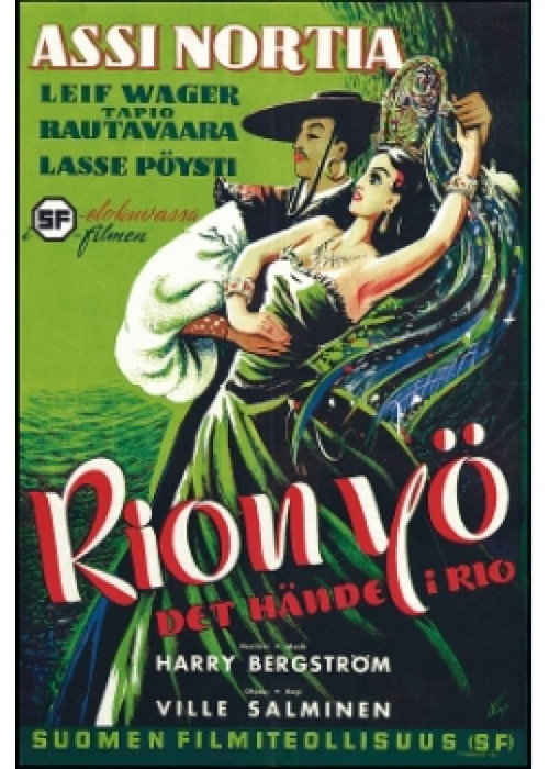 Movie poster for Rion yö (1951)