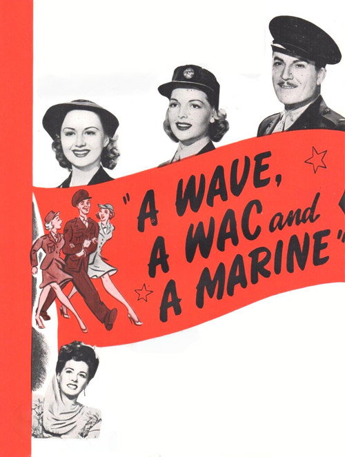 Movie poster for A Wave, a WAC and a Marine (1944)