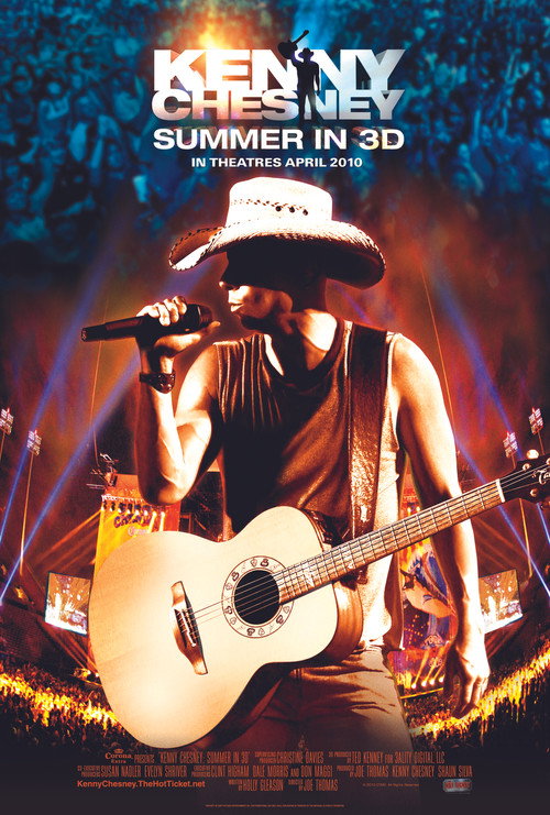Movie poster for Kenny Chesney: Summer In 3D (2010)