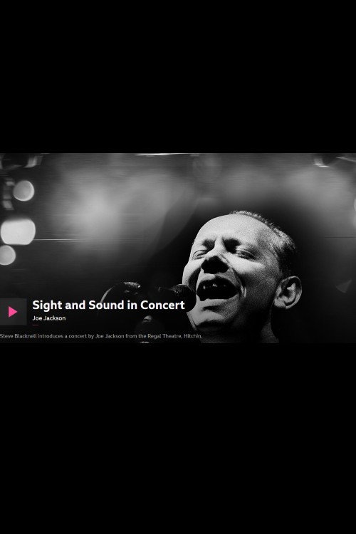 Movie poster for Joe Jackson: Sight and Sound in Concert (1983)