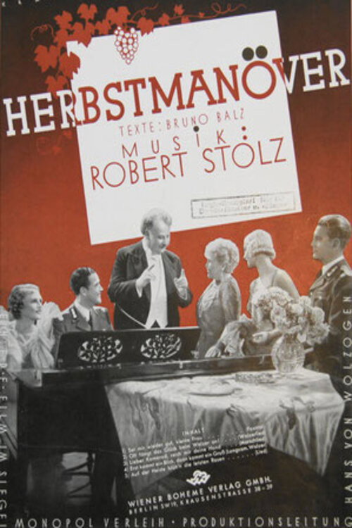 Movie poster for Herbstmanöver (1936)