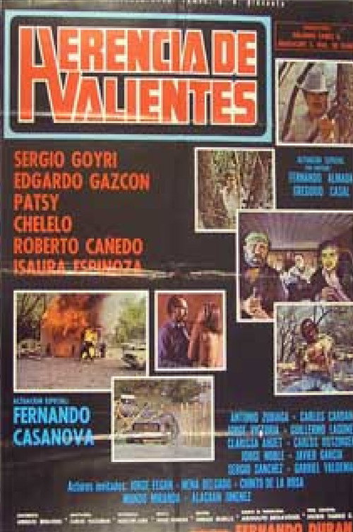 Movie poster for Herencia de Valientes (1986)