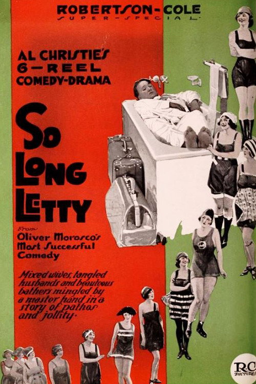 Movie poster for So Long Letty (1920)