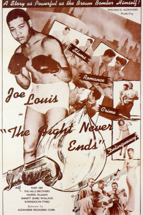 Movie poster for The Fight Never Ends (1948)