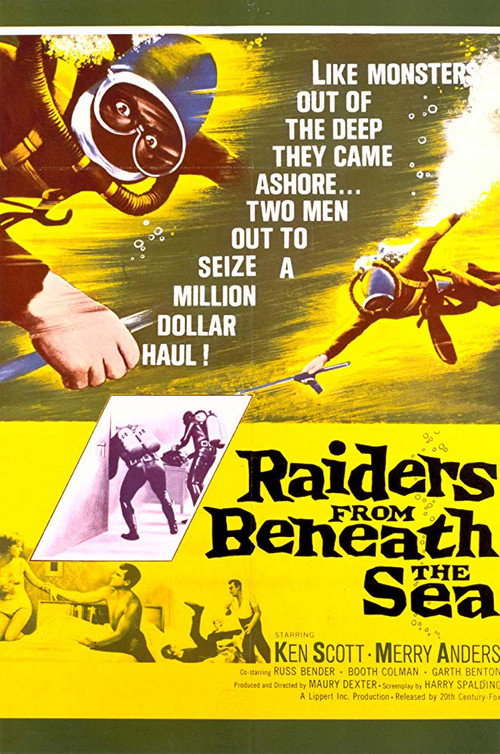 Movie poster for Raiders from Beneath the Sea (1964)