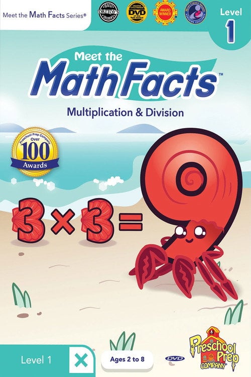 Movie poster for Meet the Math Facts - Multiplication & Division Level 1 (2017)
