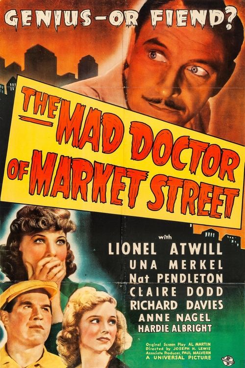 Movie poster for The Mad Doctor of Market Street (1942)