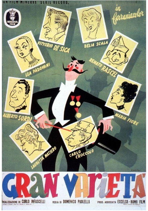 Movie poster for Gran varietà (1954)