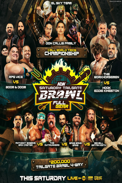 Movie poster for AEW Full Gear 2025: Saturday Tailgate Brawl (2025)