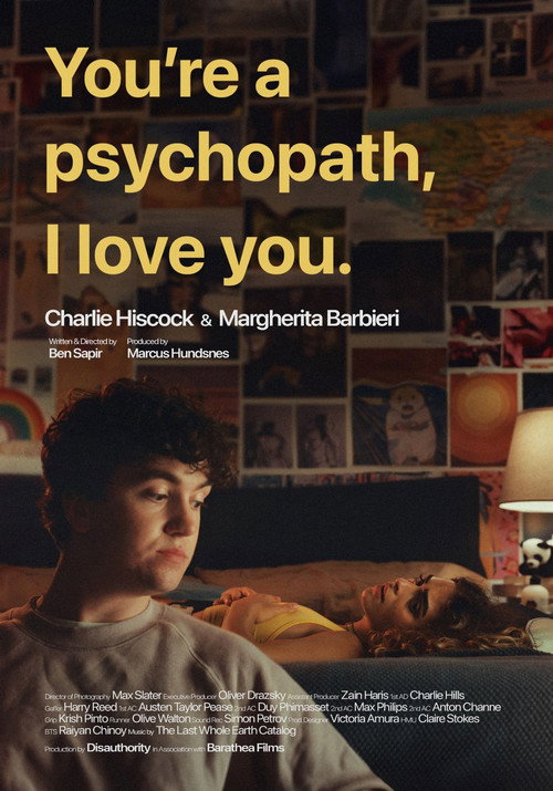Movie poster for You’re A Psychopath, I Love You.