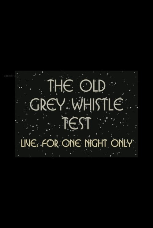 Movie poster for The Old Grey Whistle Test: Live for One Night Only (2018)