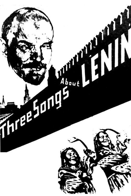 Movie poster for Three Songs About Lenin (1934)