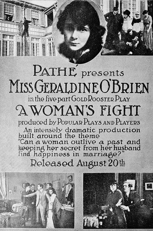 Movie poster for A Woman's Fight (1916)