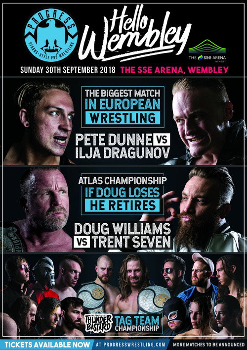 Movie poster for PROGRESS Chapter 76: Hello Wembley (2018)