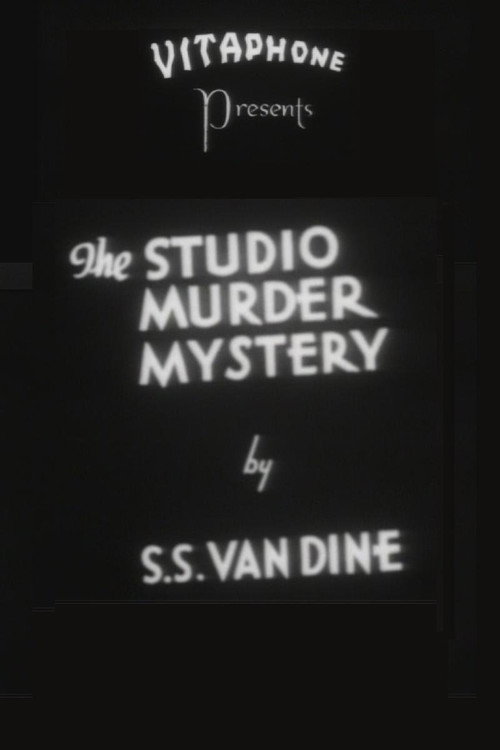 Movie poster for The Studio Murder Mystery (1932)