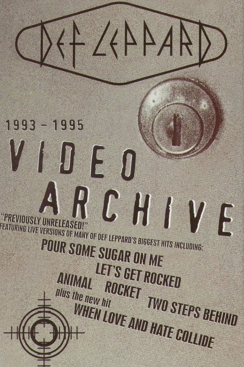 Movie poster for Def Leppard: Video Archive (1995)