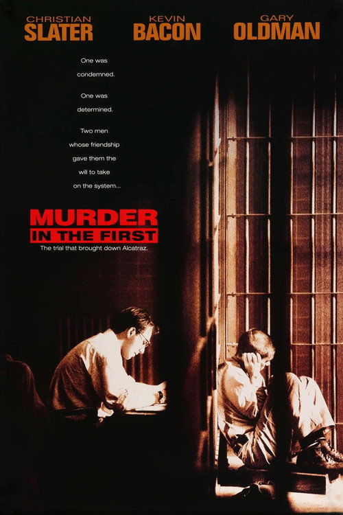 Movie poster for Murder in the First (1995)