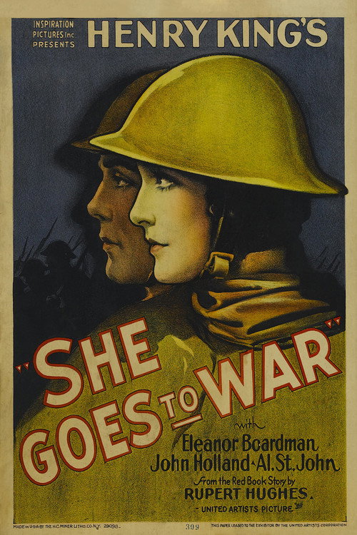 Movie poster for She Goes to War (1929)