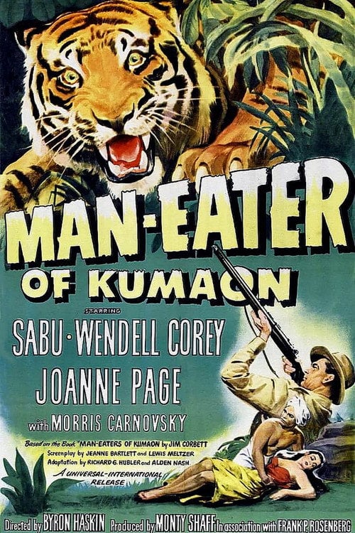 Movie poster for Man-Eater of Kumaon (1948)