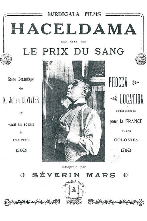 Movie poster for Haceldama, or The Price of Blood (1919)