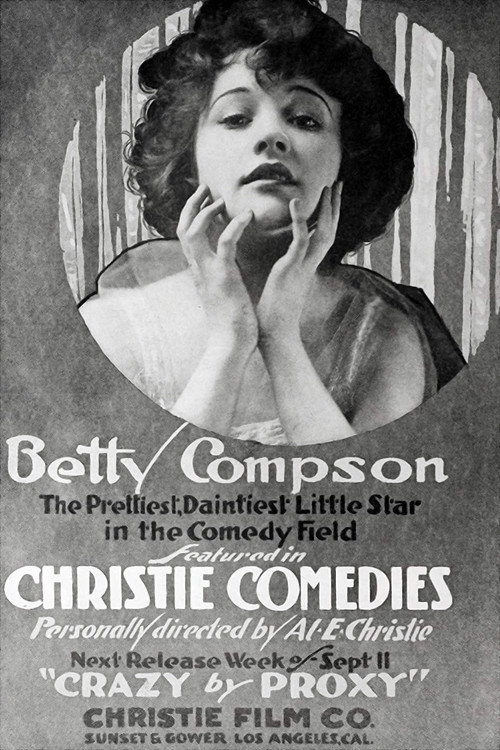 Movie poster for Crazy by Proxy (1917)