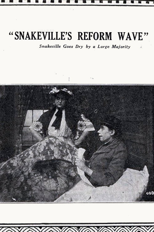 Movie poster for Snakeville's Reform Wave (1914)