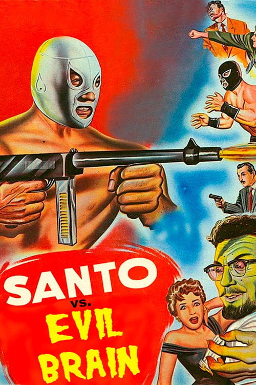 Movie poster for Santo vs. Evil Brain (1961)