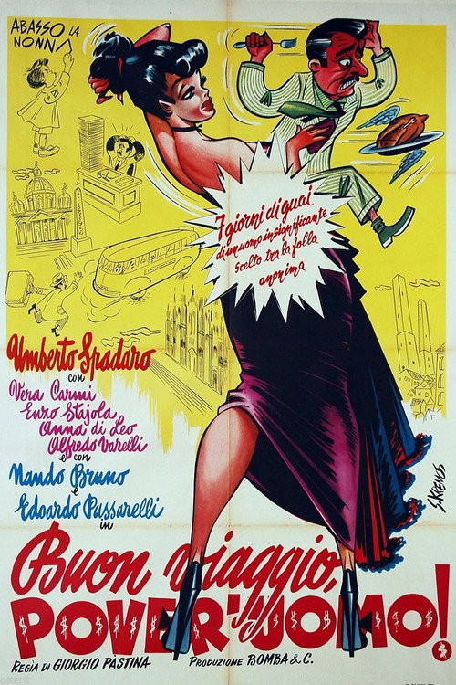 Movie poster for Buon viaggio, pover'uomo (1951)