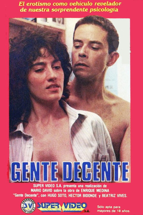 Movie poster for Gente decente (1989)