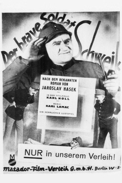 Movie poster for The Good Soldier Švejk (1926)