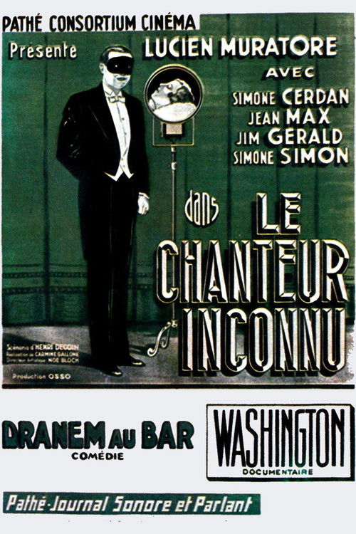 Movie poster for The Unknown Singer (1931)