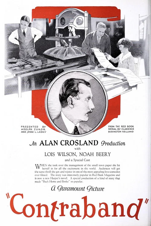 Movie poster for Contraband (1925)