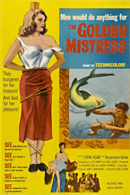 Movie poster for The Golden Mistress (1954)