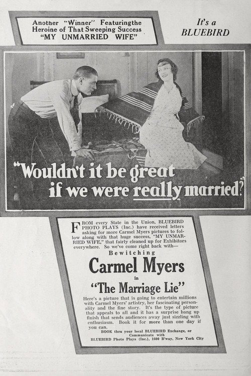 Movie poster for The Marriage Lie (1918)