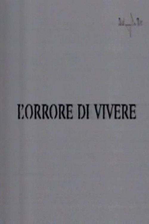 Movie poster for L'orrore di vivere (1993)