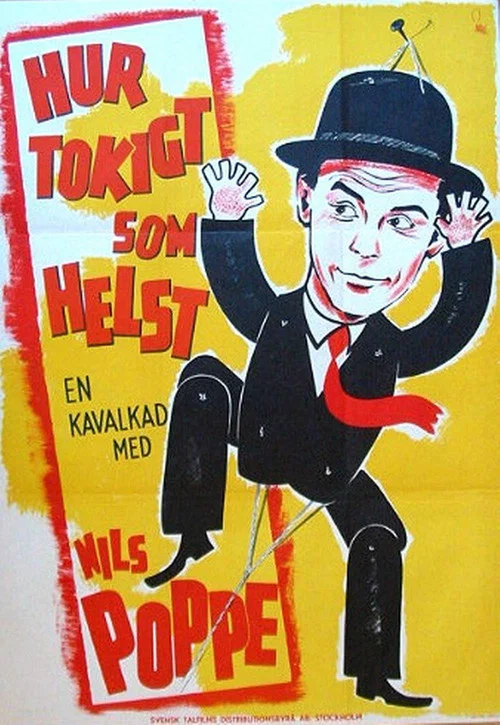Movie poster for Hur tokigt som helst (1949)