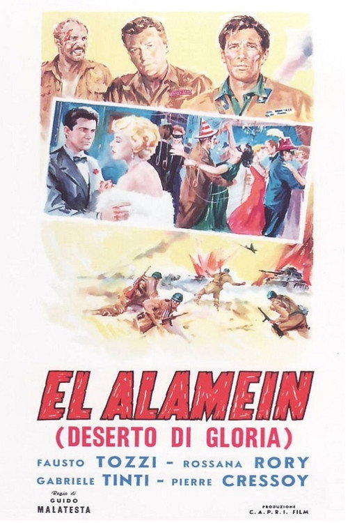 Movie poster for The Tanks of El Alamein (1957)