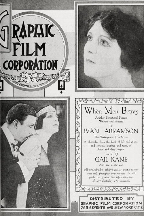Movie poster for When Men Betray (1918)