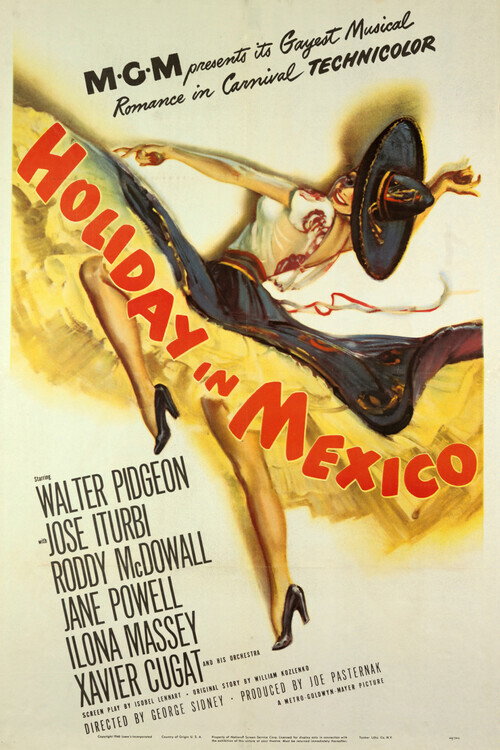 Movie poster for Holiday in Mexico (1946)