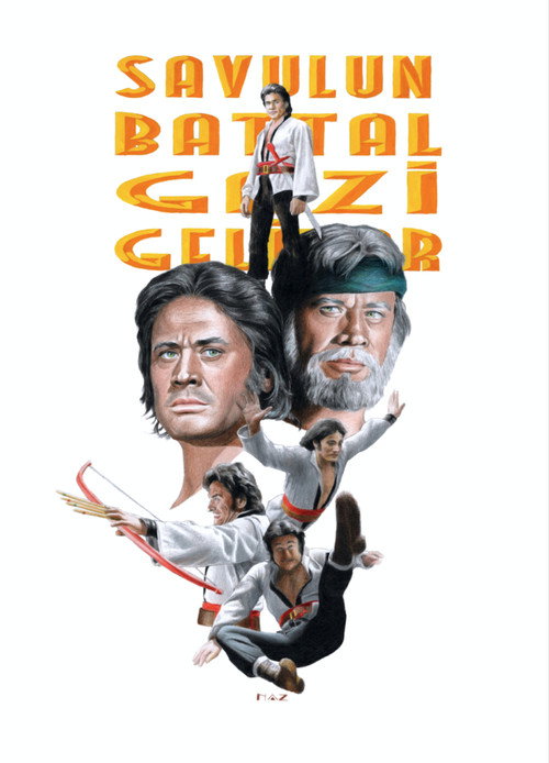 Movie poster for Savulun Battal Gazi Geliyor (1973)