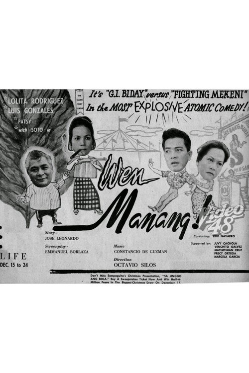Movie poster for Wen Manang (1961)