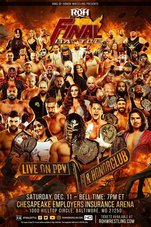 Movie poster for ROH: Final Battle 2021 (2021)