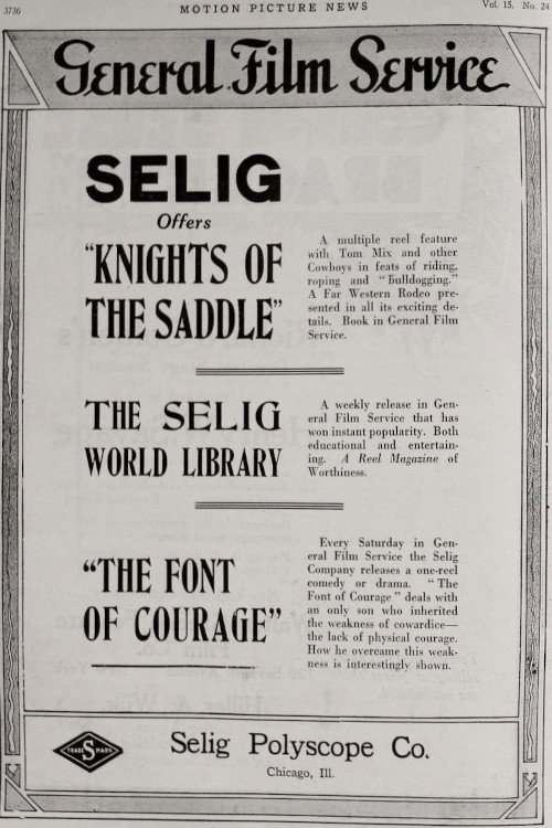 Movie poster for Knight of the Saddle (1917)