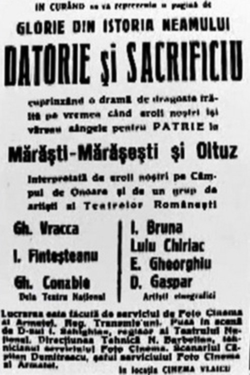 Movie poster for Duty and Sacrifice (1926)