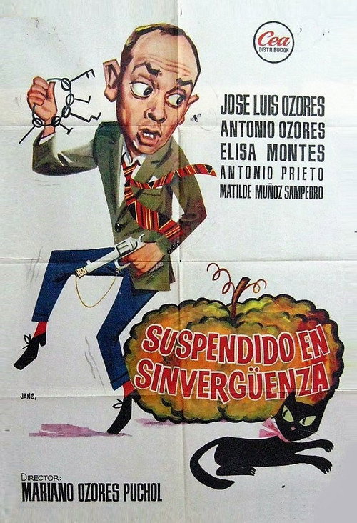 Movie poster for Suspendido en sinvergüenza (1964)