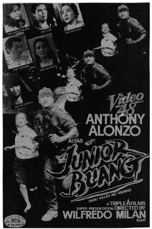 Movie poster for Alyas Junior Buang Mad Killer Ng Visayas (1985)
