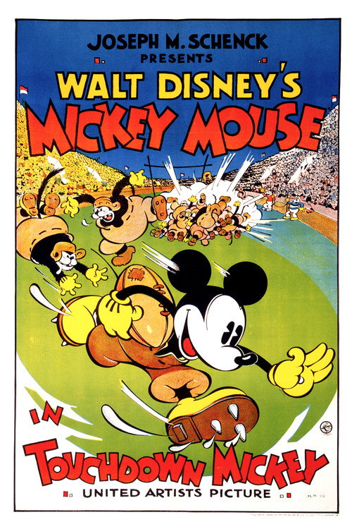 Movie poster for Touchdown Mickey (1932)