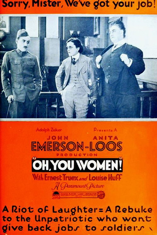 Movie poster for Oh, You Women! (1919)